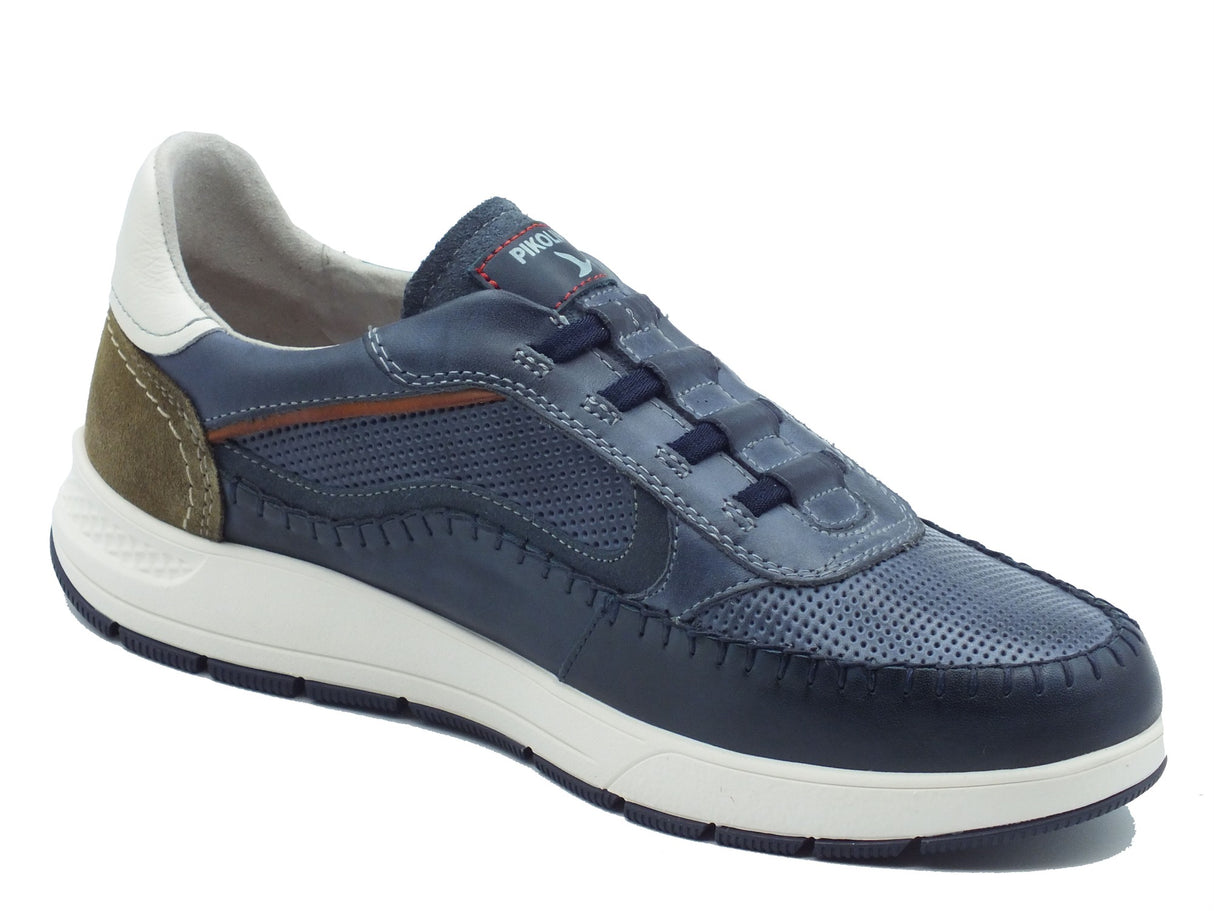 Pikolinos Pikolinos Scarpe Uomo Salamanca M7W-6423C1 Blue pelle blu Blue