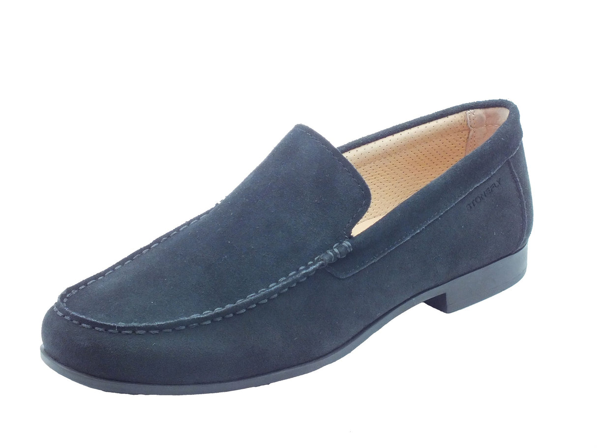 Stonefly Stonefly Mocassini Uomo 104701 Summer II Limo Blue pelle blu Limo Blue