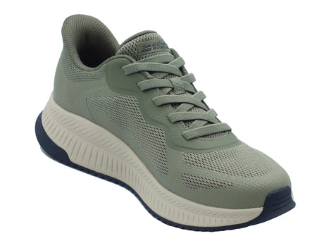 Skechers Skechers Sportive Uomo 118423 Bobs Squad Olive sintetico verde Olive