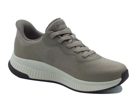 Skechers Skechers Sportive Uomo 118423 Bobs Squad Dark Taupe sintetico marrone Dark Taupe