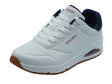 Skechers Skechers Sportive Uomo 183004 Uno Suited On Air White Navy Red pelle bianco Bianco