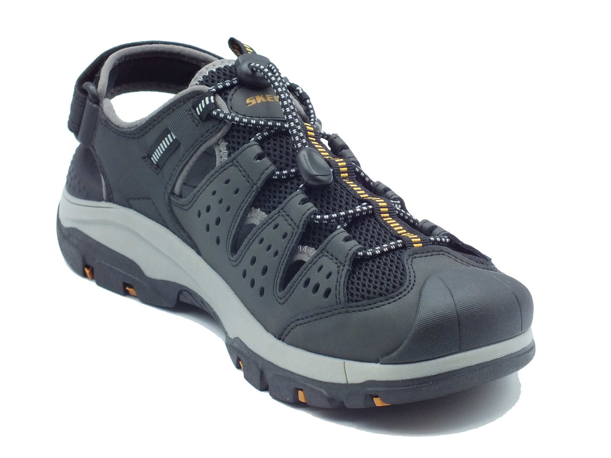 Skechers Skechers Sandali Uomo 205113 Tresmen Menard Black pelle nero Black