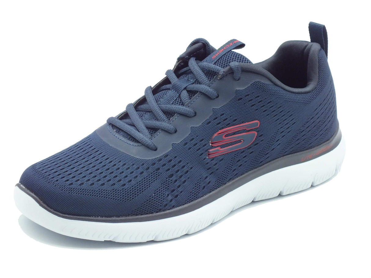 Skechers Skechers Sportive Uomo 232395 Summits Navy Red sintetico blu Navy Red