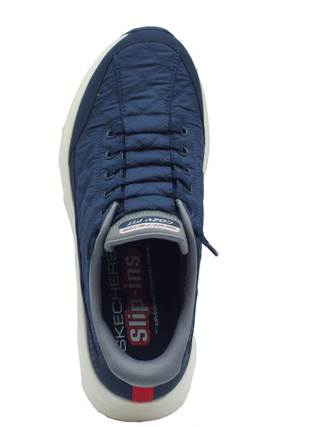 Skechers Skechers Sportive Uomo 232619 Cozy Fit Navy Blue pelle blu Blue