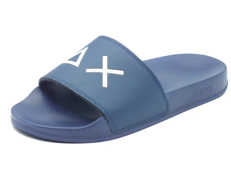 SUN68 SUN68 Ciabatte Uomo X36110 Slippers Logo Navy Blue gomma blu Navy Blue