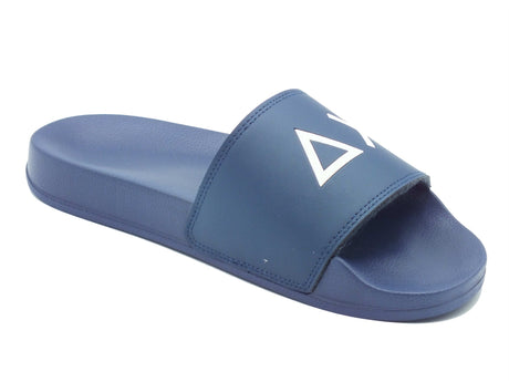 SUN68 SUN68 Ciabatte Uomo X36110 Slippers Logo Navy Blue gomma blu Navy Blue