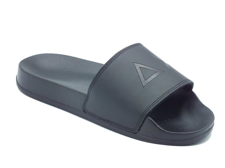 SUN68 SUN68 Ciabatte Uomo X36110 Slippers Logo Nero gomma nero Nero