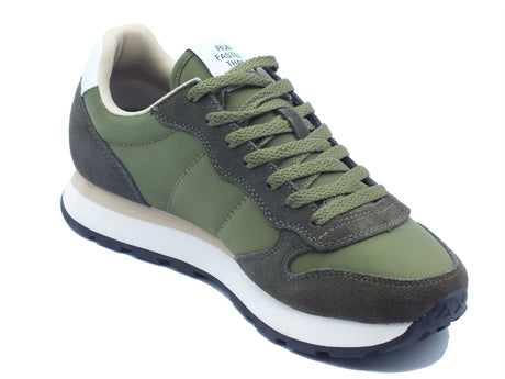 SUN68 SUN68 Sportive Uomo Z36101 Tom Solid Militare sintetico verde Militare