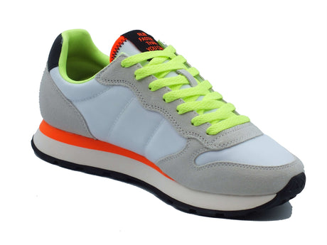 SUN68 SUN68 Sportive Uomo Z36102 Tom Fluo Bianco pelle bianco Bianco