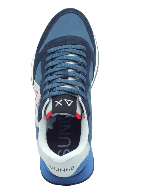 SUN68 SUN68 Sportive Uomo Z36115 Jaky Solid Navy Blue sintetico blu Navy Blue