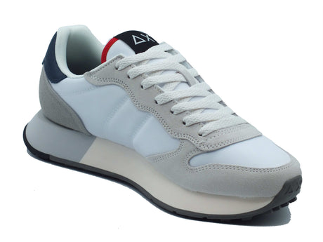 SUN68 SUN68 Sportive Uomo Z36115 Jaki Solid Bianco pelle bianco Bianco