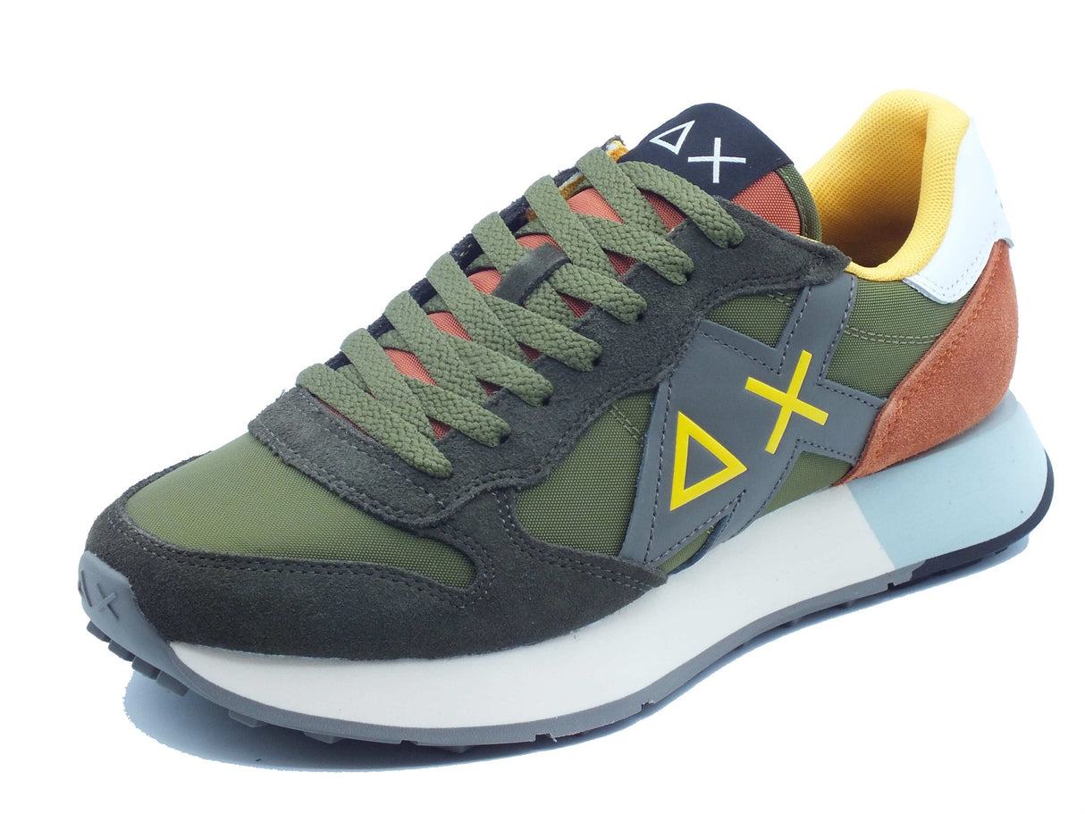 SUN68 SUN68 Sportive Uomo Z36115 Jaky Solid Militare sintetico verde Militare