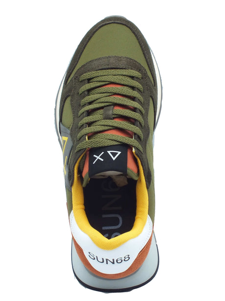 SUN68 SUN68 Sportive Uomo Z36115 Jaky Solid Militare sintetico verde Militare