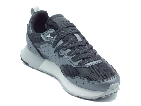 SUN68 SUN68 Sportive Uomo Z36119 Jaky Silver Mesh Nero sintetico nero Nero