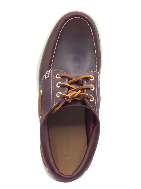 Timberland Timberland Scarpe Uomo 0A6CXM Portofino Pier Burgundy pelle marrone Burgundy