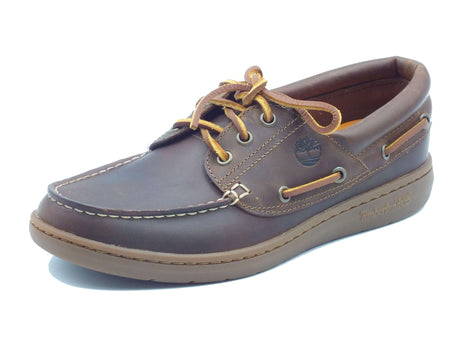 Timberland Timberland Scarpe Uomo 0A6CXM Portofino Pier Taupe Full Grain pelle marrone Taupe Full Grain