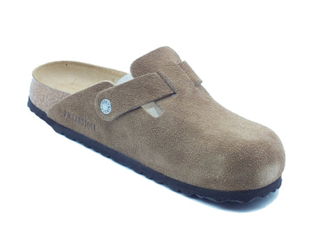 Birkenstock Birkenstock Sandali Uomo 1032795 Boston Bs Dark Tea pelle marrone Dark Tea