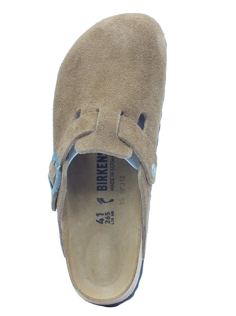 Birkenstock Birkenstock Sandali Uomo 1032795 Boston Bs Dark Tea pelle marrone Dark Tea