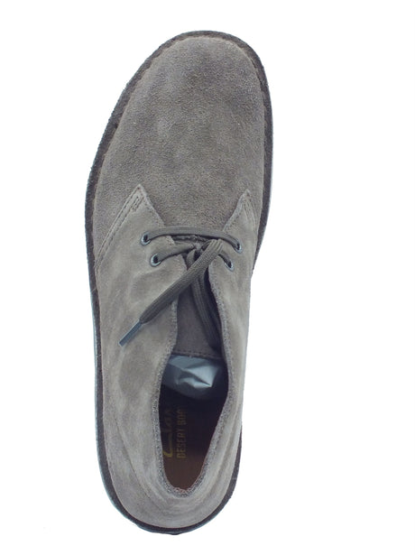 Clarks Clarks Scarponcini Uomo Desert Bt Evo Dark Brown Suede pelle marrone Dark Brown Suede