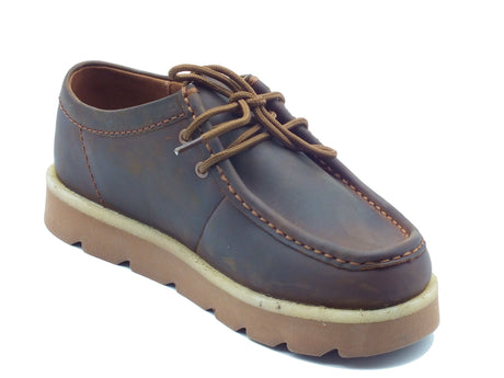 Clarks Clarks Scarpe Uomo Meare Walla Beeswax pelle marrone Beeswax