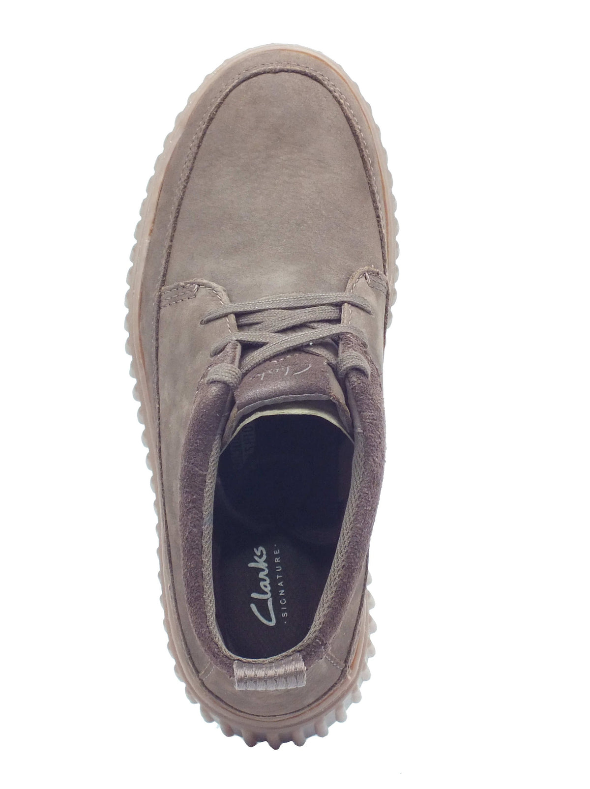 Clarks Clarks Scarponcini Uomo Torhill LaceHi Dark Brown pelle marrone Dark Brown