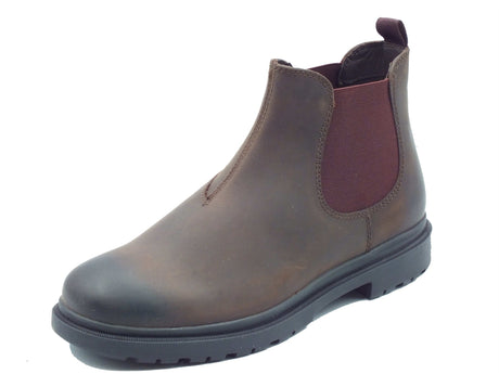 Geox Geox Scarponcini Uomo U16DDA Andalo Man Coffee Burgundy pelle marrone Burgundy
