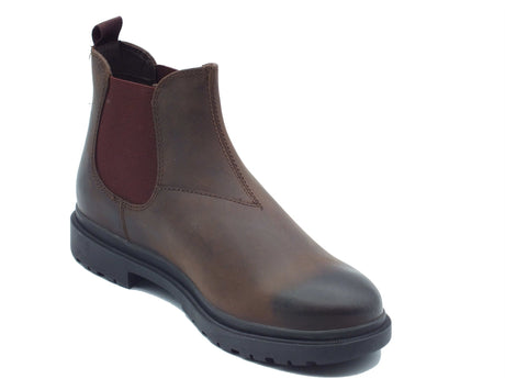 Geox Geox Scarponcini Uomo U16DDA Andalo Man Coffee Burgundy pelle marrone Burgundy