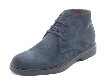 Nero Giardini Nero Giardini Scarponcini Uomo I500850U Arold Col. Blu pelle blu Blu