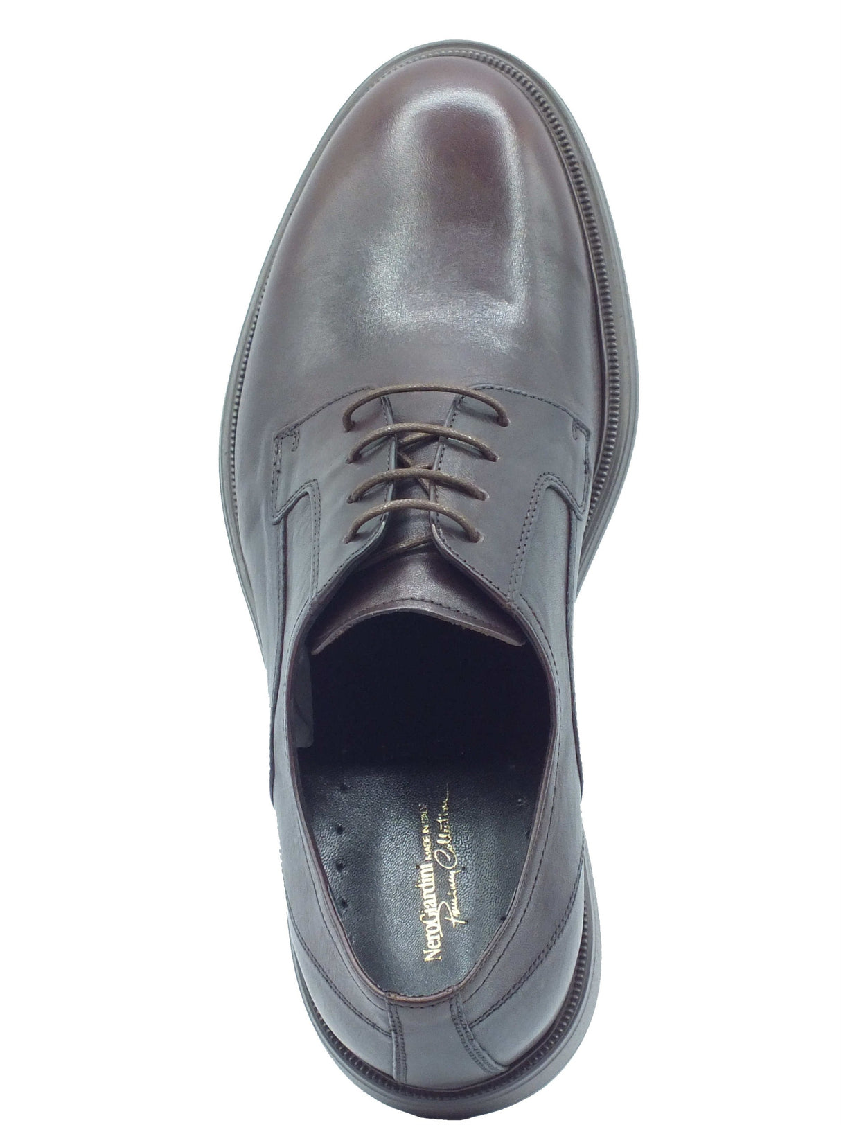 Nero Giardini Nero Giardini Eleganti Uomo I601231UE Kronos Col. Ebony pelle marrone Testa di Moro