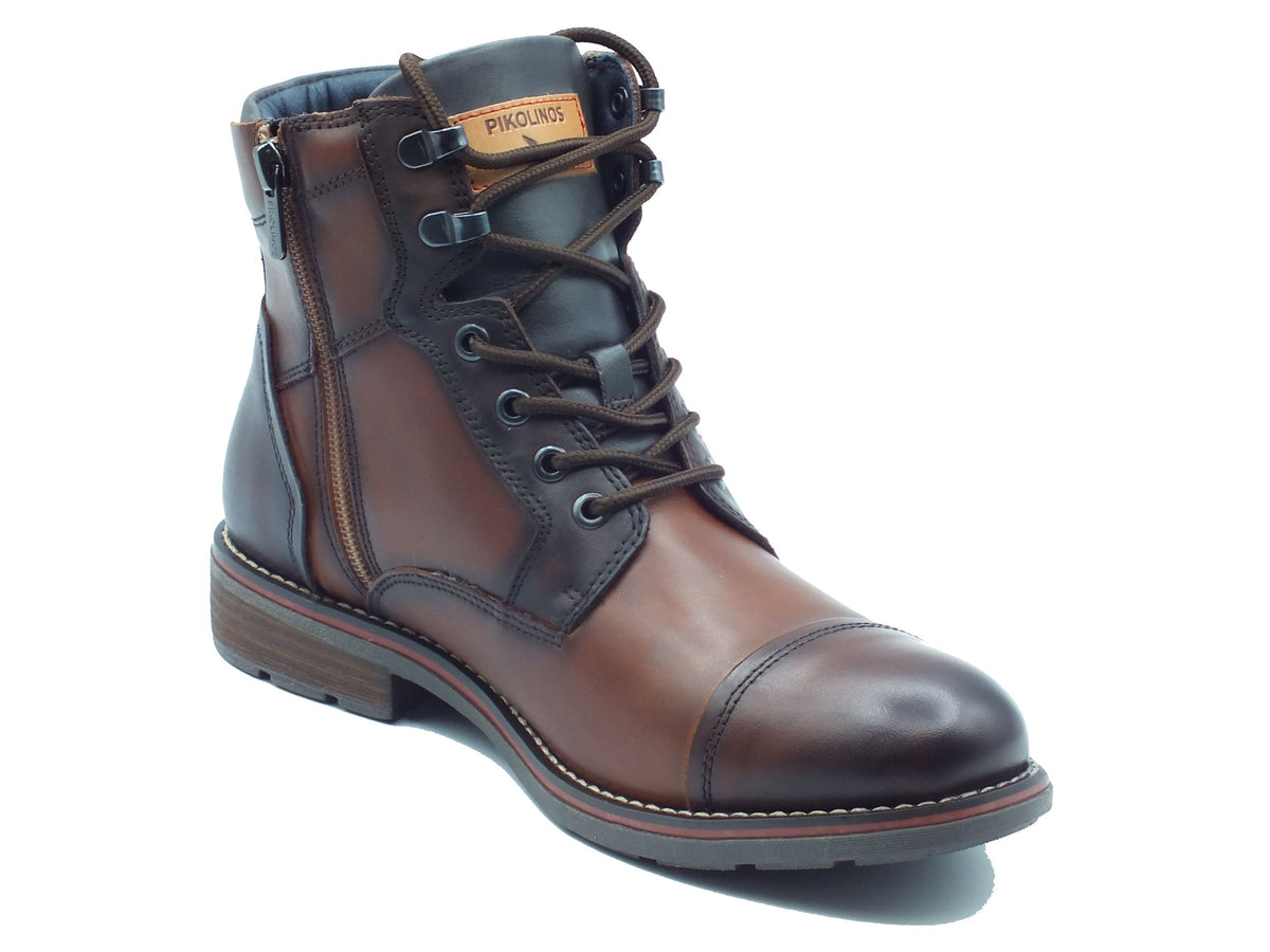 Pikolinos Pikolinos Scarponcini Uomo York M2M-8156C1 Cuero pelle marrone Cuero