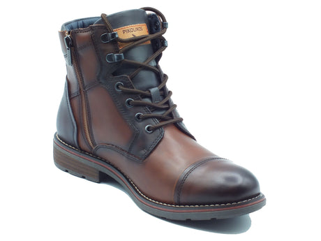 Pikolinos Pikolinos Scarponcini Uomo York M2M-8156C1 Cuero pelle marrone Cuero