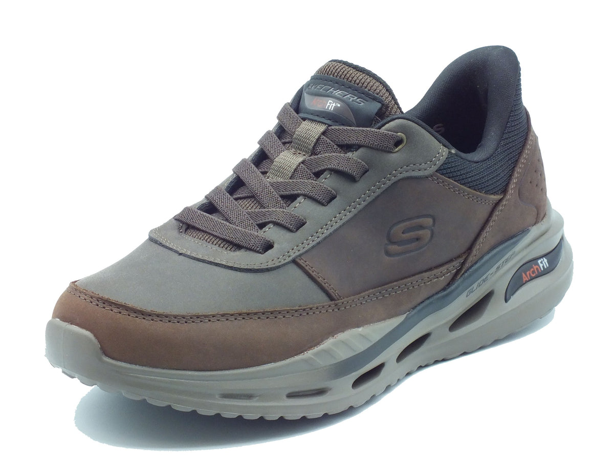 Skechers Skechers Sportive Uomo 210981 Arch Fit Orvan Cocoa pelle marrone Marrone