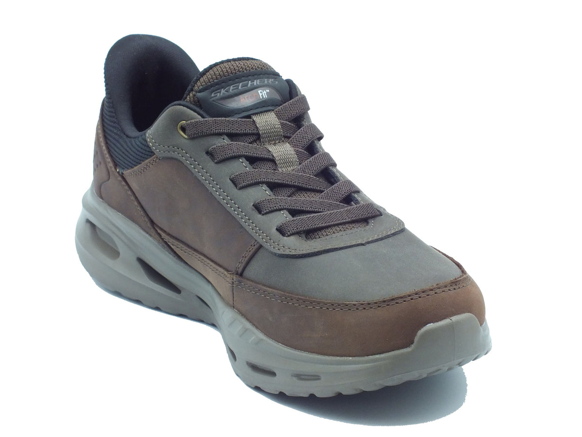 Skechers Skechers Sportive Uomo 210981 Arch Fit Orvan Cocoa pelle marrone Marrone