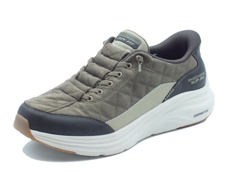 Skechers Skechers Sportive Uomo 232618 Contour Foam Olive sintetico verde Olive