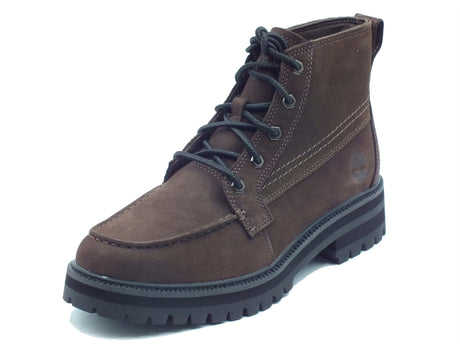 Timberland Timberland Scarponcini Uomo 0A2MUQ Britton Drive Dark Brown pelle marrone Brown