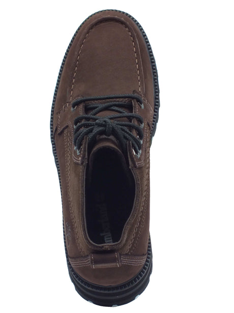 Timberland Timberland Scarponcini Uomo 0A2MUQ Britton Drive Dark Brown pelle marrone Brown