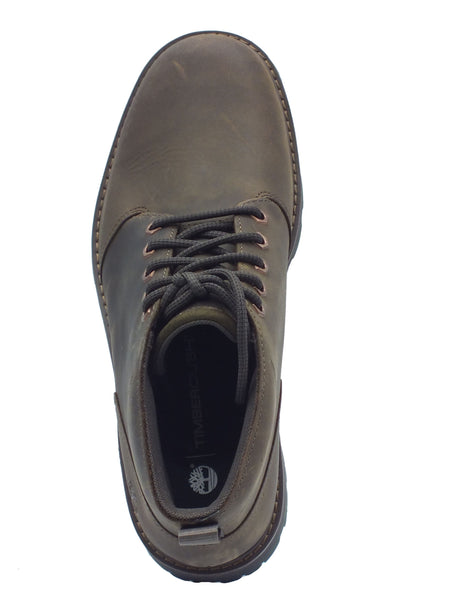 Timberland Timberland Scarponcini Uomo 0A69TW Britton Road Olive Full Grain pelle verde Olive