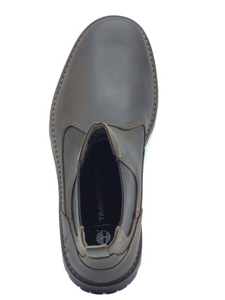 Timberland Timberland Scarponcini Uomo 0A6A4W Britton Road Olive Full Grain pelle marrone Olive Full Grain