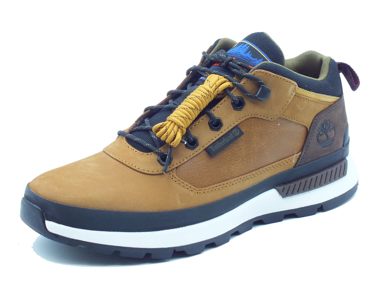 Timberland Timberland Scarponcini Uomo 0A6DKN Field Trekker Brown Nubuck pelle giallo giallo