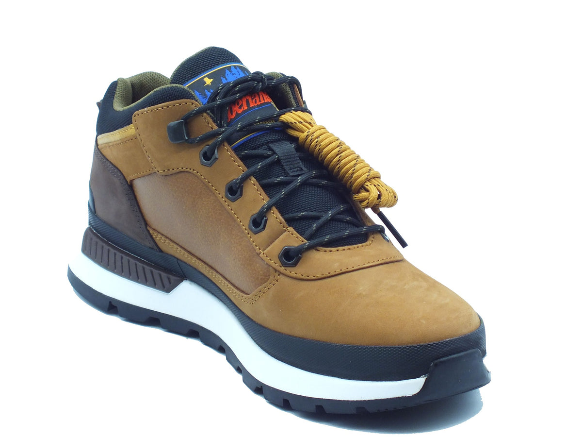 Timberland Timberland Scarponcini Uomo 0A6DKN Field Trekker Brown Nubuck pelle giallo giallo