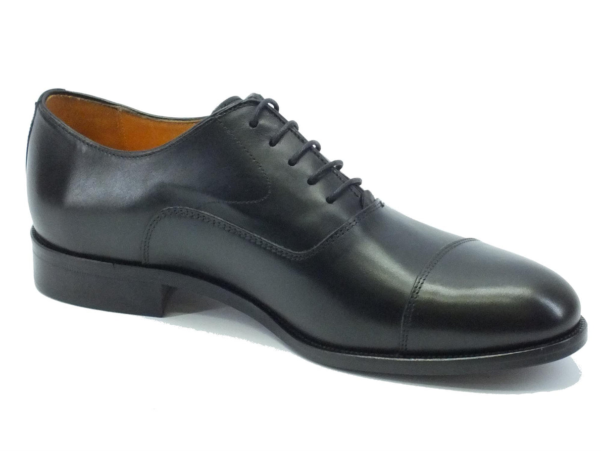 Mercanti Fiorentini Scarpe made in Italy classiche per uomo in vera pelle nera Nero