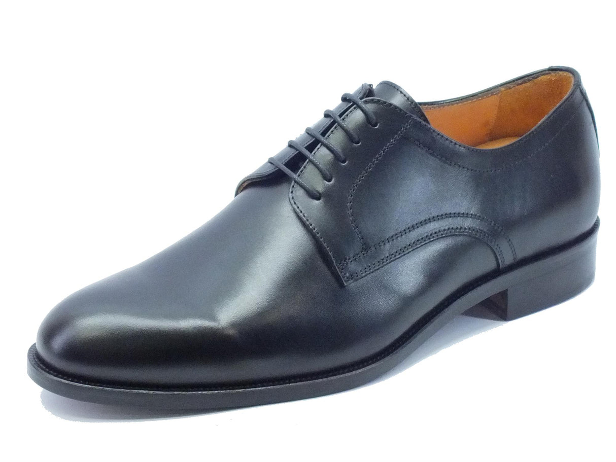 Mercanti Fiorentini Scarpe classiche made in Italy per uomo in vera pelle nera Nero