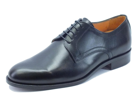Mercanti Fiorentini Scarpe classiche made in Italy per uomo in vera pelle nera Nero