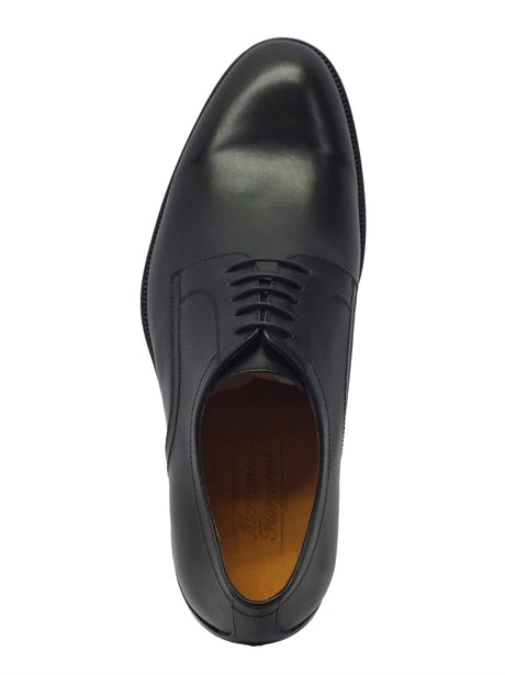 Mercanti Fiorentini Scarpe classiche made in Italy per uomo in vera pelle nera Nero