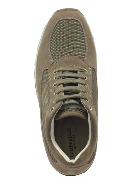Lumberjack Scarpe per uomo Lumberjack in nabuk taupe con dettagli in tessuto Taupe
