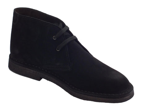 Lumberjack Scarponcini Lumberjack BEAT per uomo in camoscio nero Nero