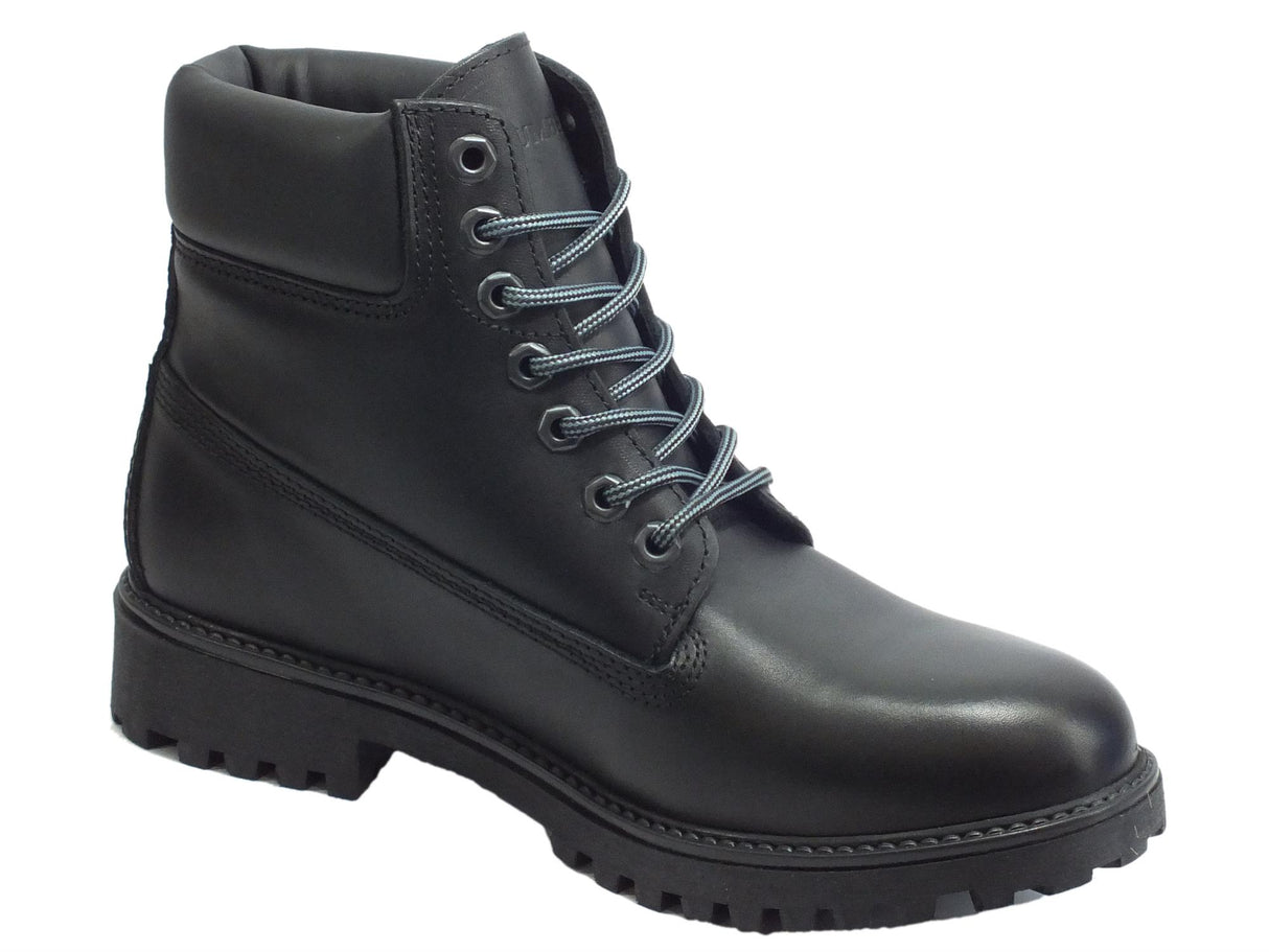 Lumberjack Scarponcini per uomo Lumberjack RIVER in pelle nera Black