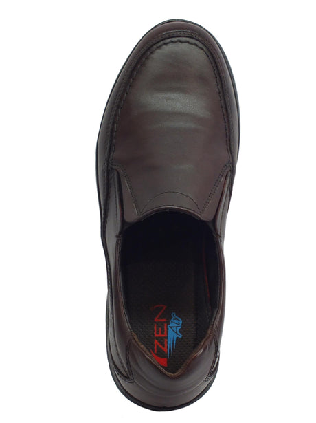 Zen Mocassini Zen per uomo in pelle toscano con sottopiede estraibile Toscano