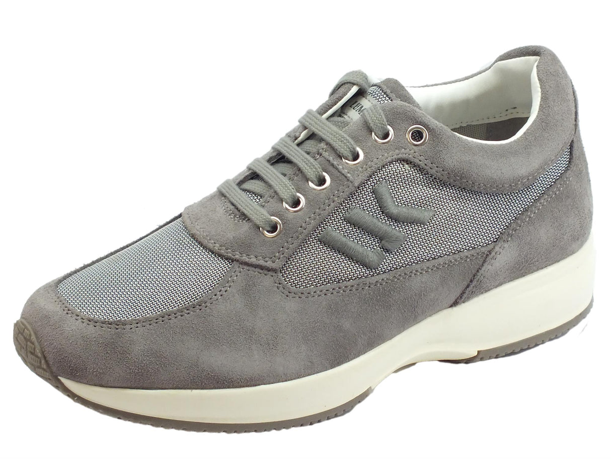 Lumberjack Lumberjack Raul SM01309-009 CD002 Lt Grey scarpe per uomo in nabuk e tessuto grigio chiaro Grey