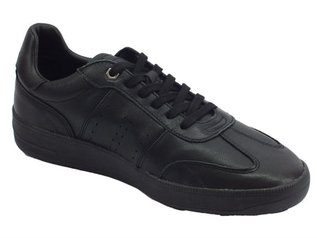 Lumberjack Lumberjack Summer Chuck SM59005-001 CB001 Black scarpe sportive per uomo in pelle nera Black